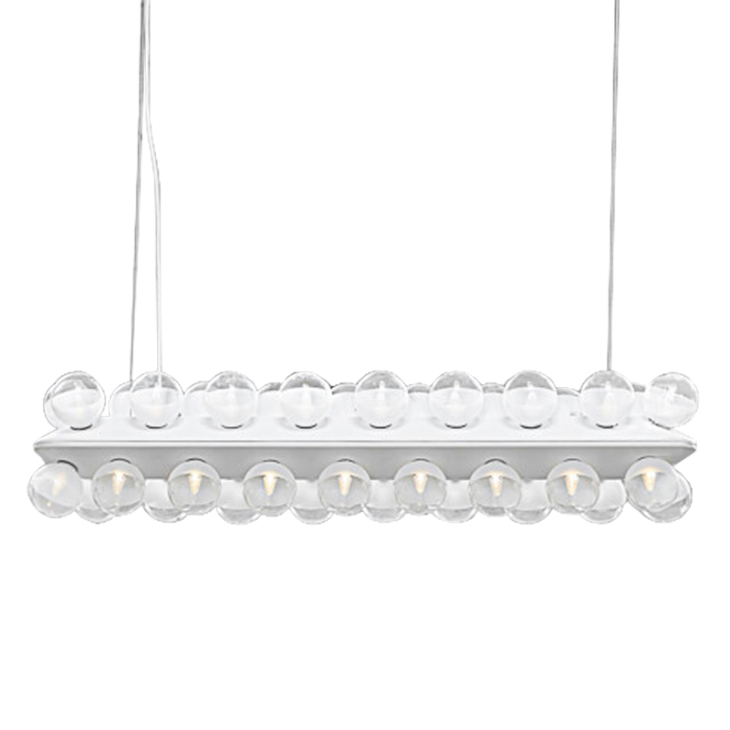 Люстра Gabrielle Chandeliers Белый Прозрачный Люстра Gabrielle Chandeliers Белый Прозрачный в Челябинске | Loft Concept