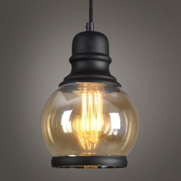 Подвесной светильник Loft Smoke Glass Pendant #2 Черный Подвесной светильник Loft Smoke Glass Pendant #2 Черный в Челябинске | Loft Concept