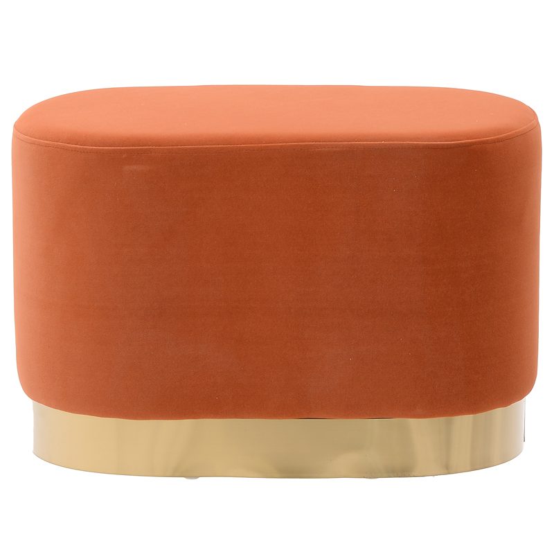 Пуф Juicy Orange Pouf Оранжевый Глянцевое золото Пуф Juicy Orange Pouf Оранжевый Глянцевое золото в Челябинске | Loft Concept
