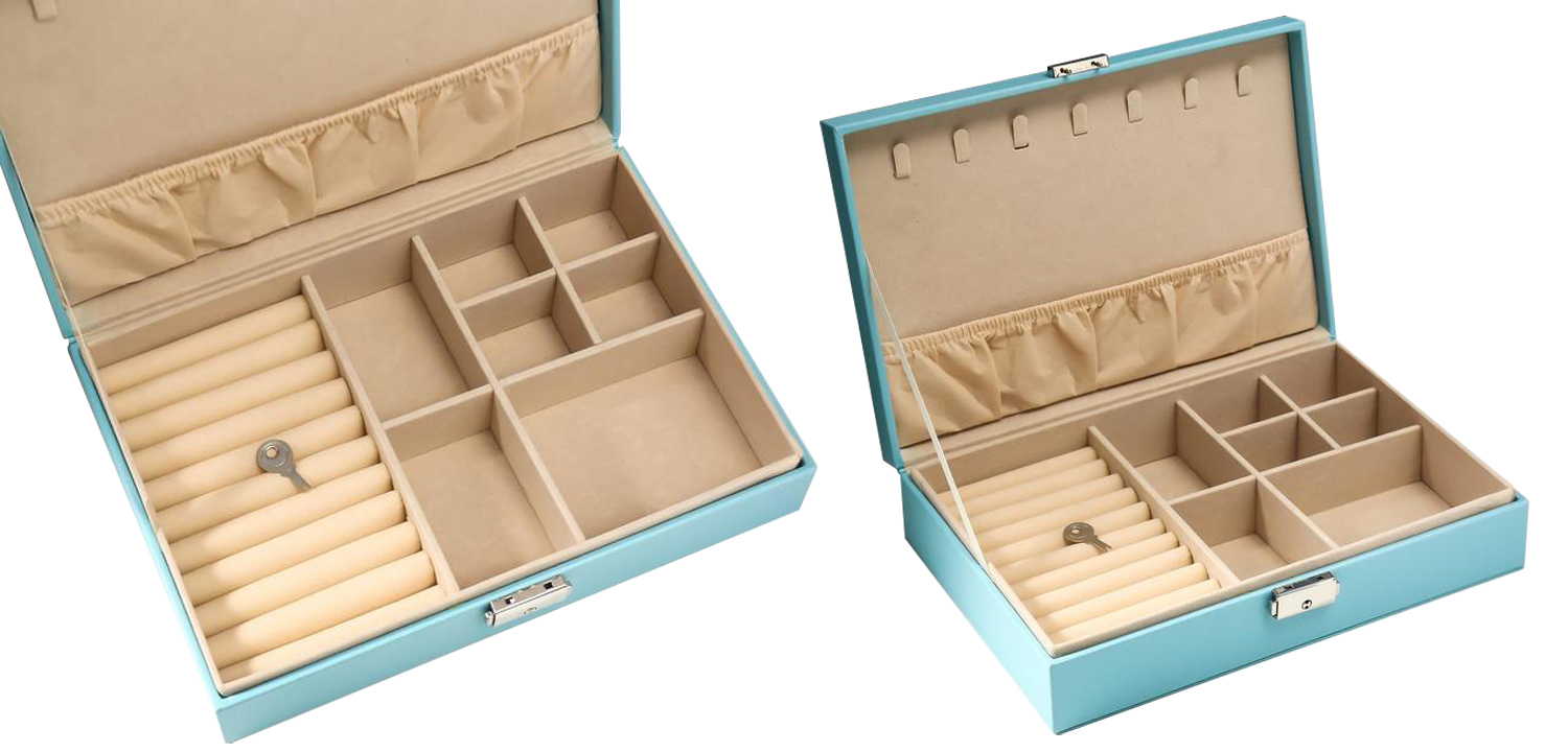 Шкатулка Azurine Jewerly Organizer Box light blue - фото