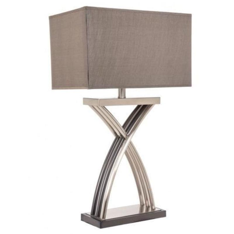 Настольная лампа Harriet Table Lamp Серебряный Настольная лампа Harriet Table Lamp Серебряный в Челябинске | Loft Concept