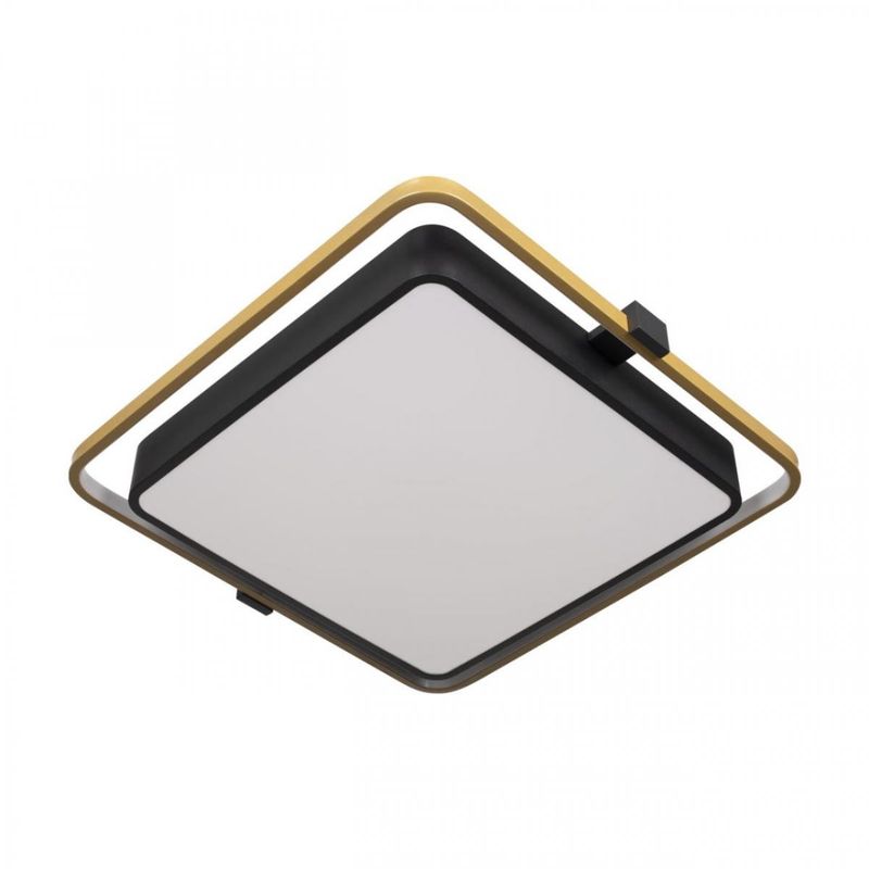 Потолочный светильник Gold Square Saturn Черный Золотой Потолочный светильник Gold Square Saturn Черный Золотой в Челябинске | Loft Concept