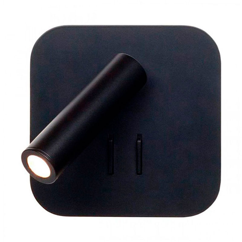 Бра Chelsom WALL LED DOCK Black Square Черный Бра Chelsom WALL LED DOCK Black Square Черный в Челябинске | Loft Concept