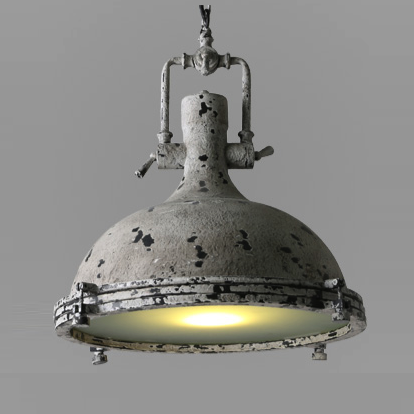 Светильник Gray Industrial Pendant Light Postapokalipsis Светильник Gray Industrial Pendant Light Postapokalipsis в Челябинске | Loft Concept