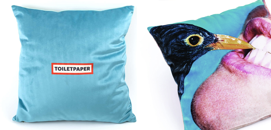 Подушка Seletti Cushion Crow Design Toiletpaper Подушка Seletti Cushion Crow Design Toiletpaper - Loft-Concept в Челябинске