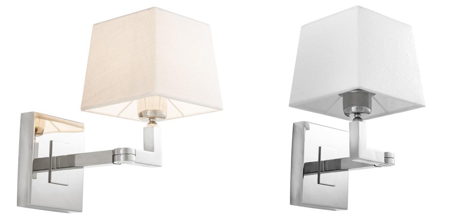Бра Eichholtz Wall Lamp Cambell Nickel Бра Eichholtz Wall Lamp Cambell Nickel - Loft-Concept в Челябинске