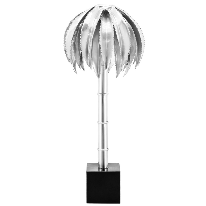 Настольная лампа TABLE LAMP PALMERY Silver Серебряный Настольная лампа TABLE LAMP PALMERY Silver Серебряный в Челябинске | Loft Concept