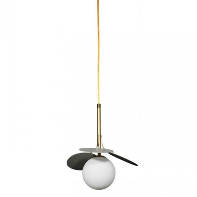Подвесной светильник MATISSE Pendant One Grey Серый Золотой Белый Подвесной светильник MATISSE Pendant One Grey Серый Золотой Белый в Челябинске | Loft Concept