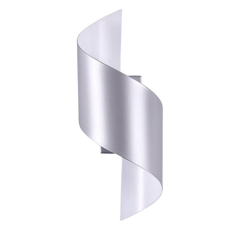 Бра Silver Locken Wall Lamp Серебряный Бра Silver Locken Wall Lamp Серебряный в Челябинске | Loft Concept