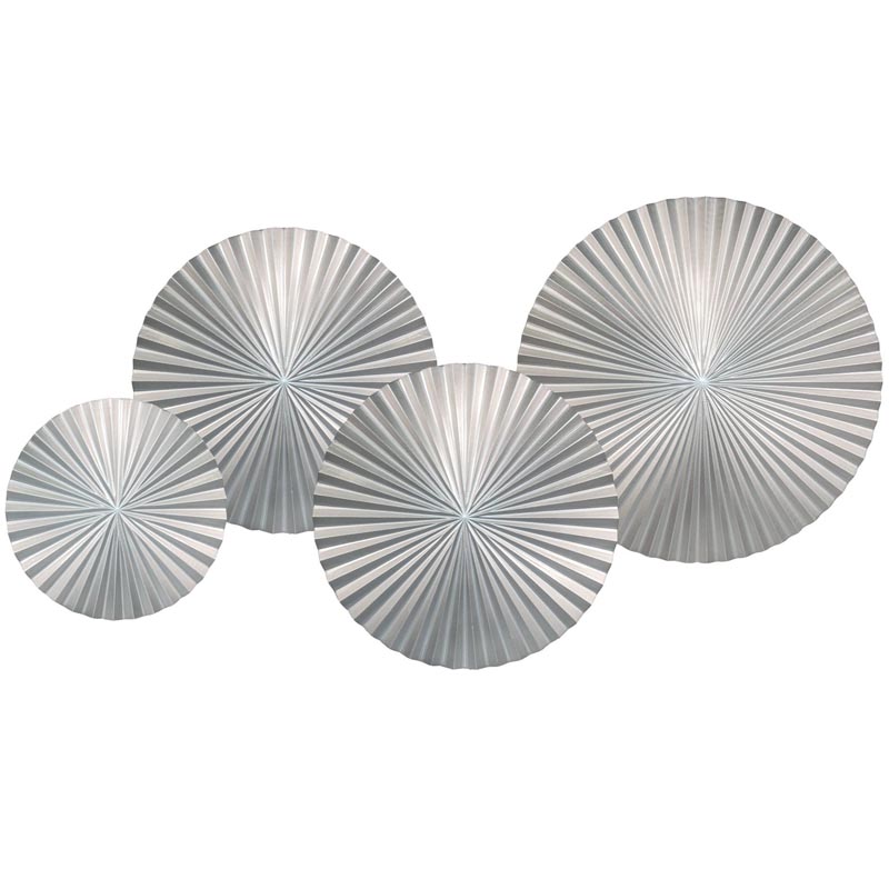 Арт-объект Apollo Silver Wall Plaque Disc 4 Серебряный Арт-объект Apollo Silver Wall Plaque Disc 4 Серебряный в Челябинске | Loft Concept