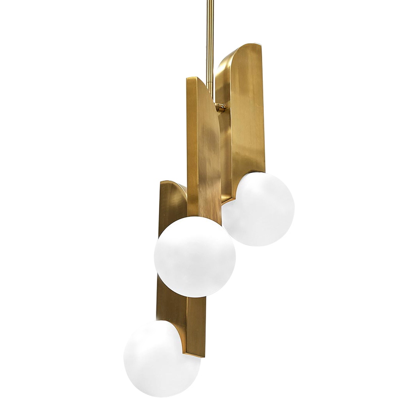 Подвесной светильник Harvir Hanging Lamp Золотой Белый Подвесной светильник Harvir Hanging Lamp Золотой Белый в Челябинске | Loft Concept