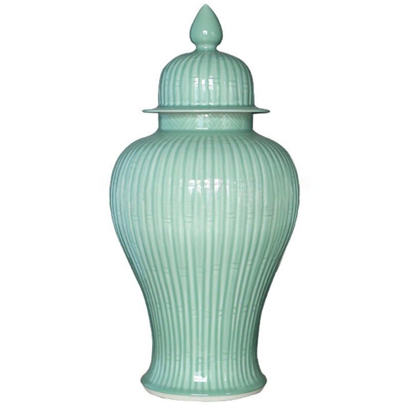 Ваза с крышкой Fresh Mint Vase Бирюзовый Ваза с крышкой Fresh Mint Vase Бирюзовый в Челябинске | Loft Concept