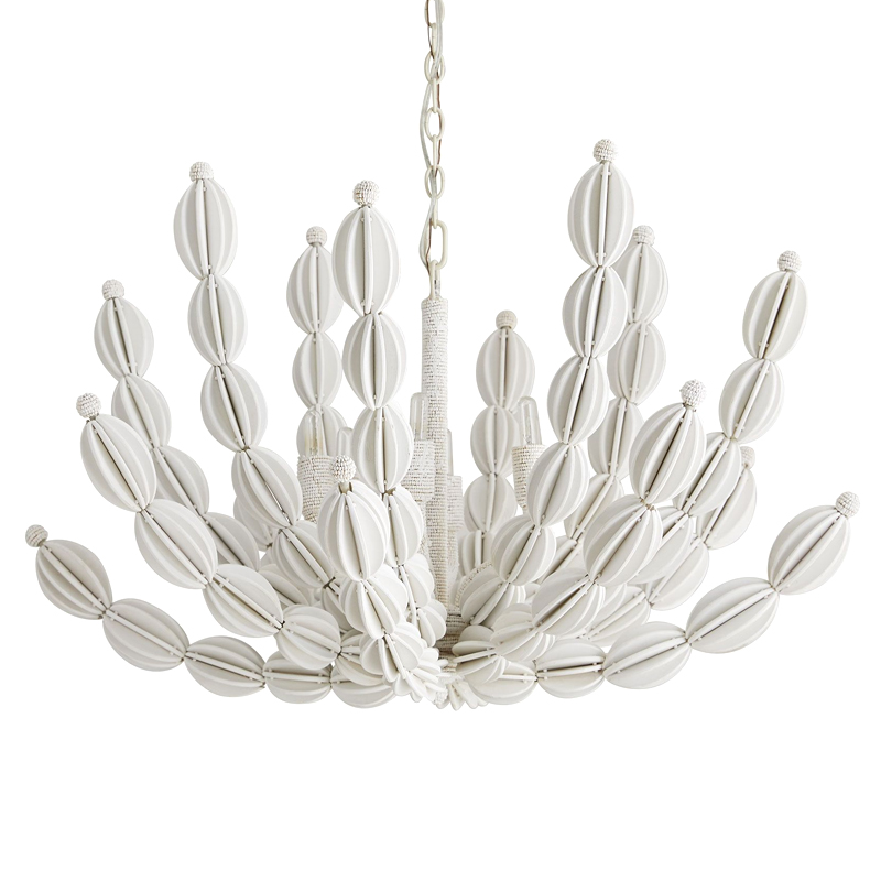 Люстра Arteriors INDI CHANDELIER Белый Люстра Arteriors INDI CHANDELIER Белый в Челябинске | Loft Concept