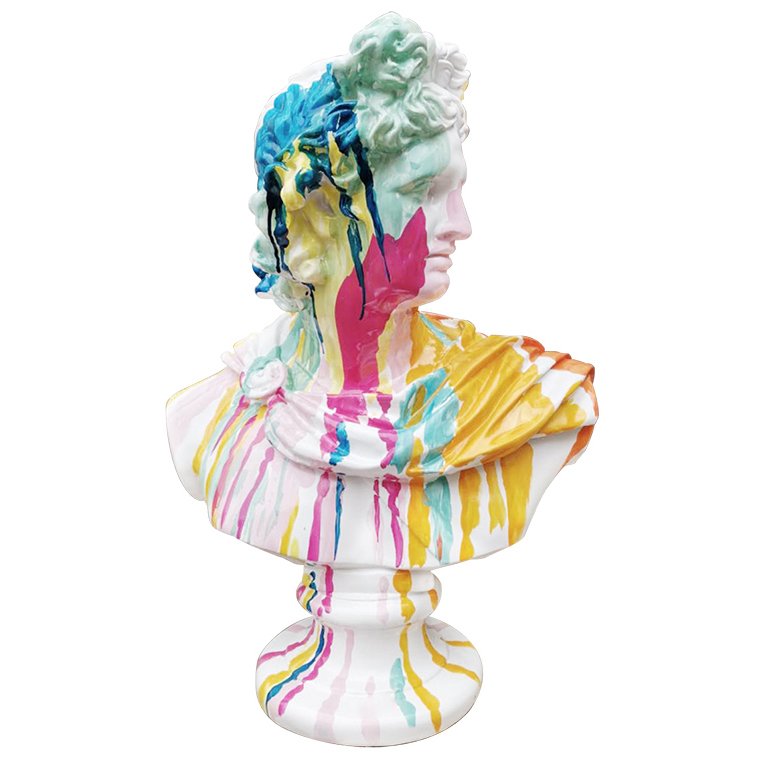 Статуэтка Bust Bright Spots Мульти Белый Статуэтка Bust Bright Spots Мульти Белый в Челябинске | Loft Concept