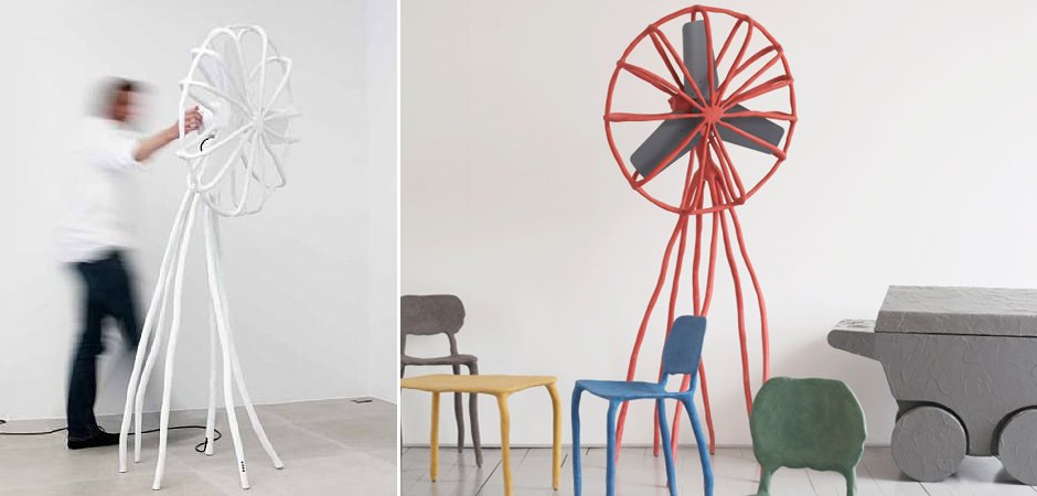 Торшер Clay Fan Medium Maarten Baas Торшер Clay Fan Medium Maarten Baas - Loft-Concept в Челябинске