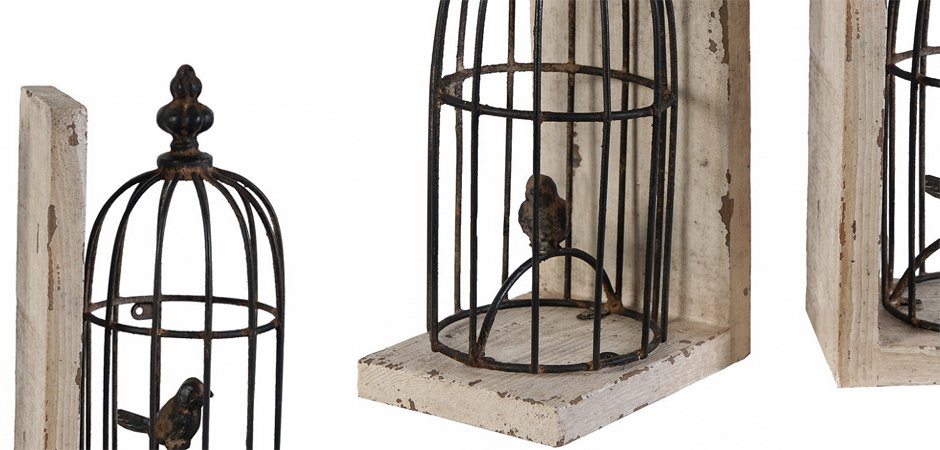 Держатель для книг Birds In Cage Держатель для книг Birds In Cage - Loft-Concept в Челябинске