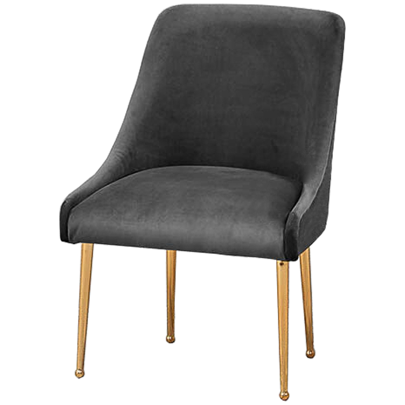 Стул Gormal Stool grey Серый Золотой Стул Gormal Stool grey Серый Золотой в Челябинске | Loft Concept