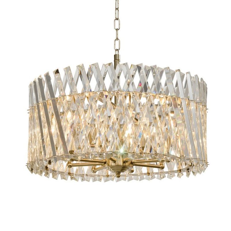 Люстра Durable Crystal Gold с Хрусталем Золотой Люстра Durable Crystal Gold с Хрусталем Золотой в Челябинске | Loft Concept