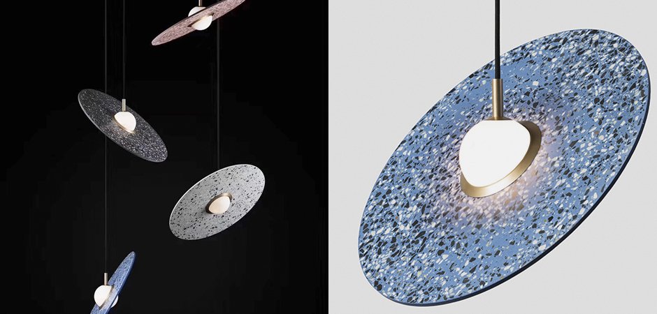 Подвесной светильник Stone Disc Haning Pendant Подвесной светильник Stone Disc Haning Pendant - Loft-Concept в Челябинске