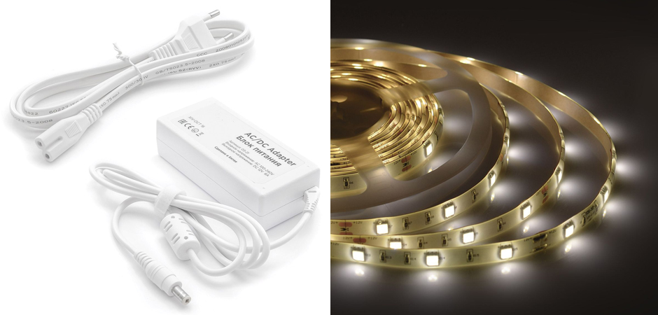 Комплект светодиодной ленты 7,2W/m 30LED/m 5050SMD 5M Комплект светодиодной ленты 7,2W/m 30LED/m 5050SMD 5M - Loft-Concept в Челябинске