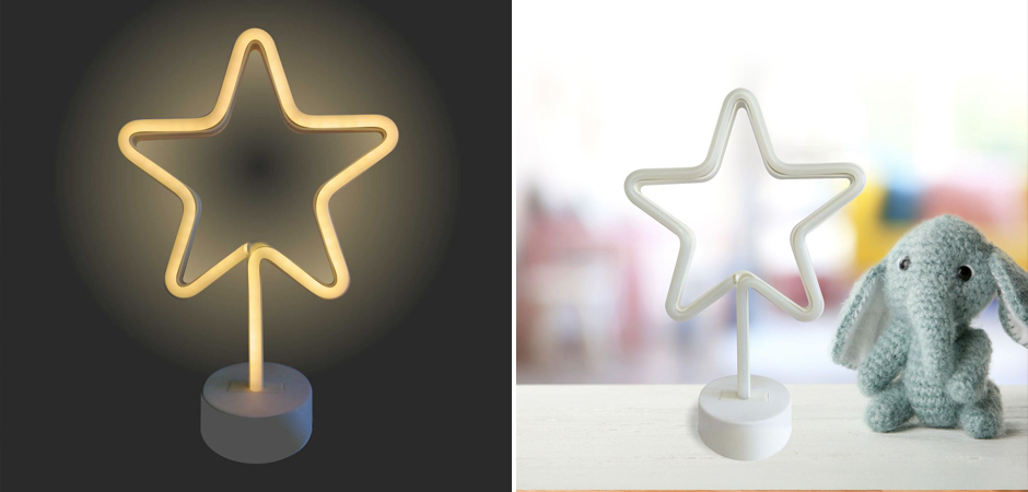 Неоновая настольная лампа Night Star - Loft-Concept в Челябинске