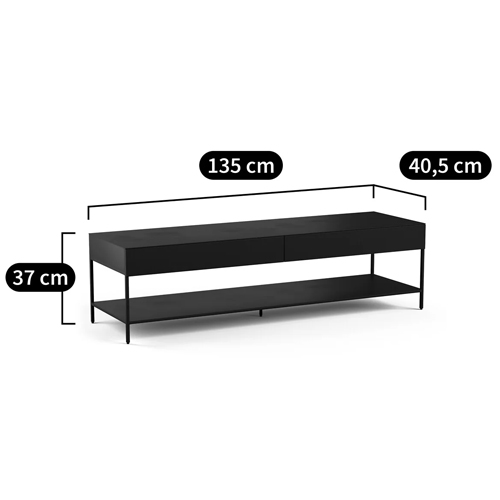 ТВ-тумба из металла с 2-мя ящиками Kelsey Metal TV Stand ТВ-тумба из металла с 2-мя ящиками Kelsey Metal TV Stand в Челябинске