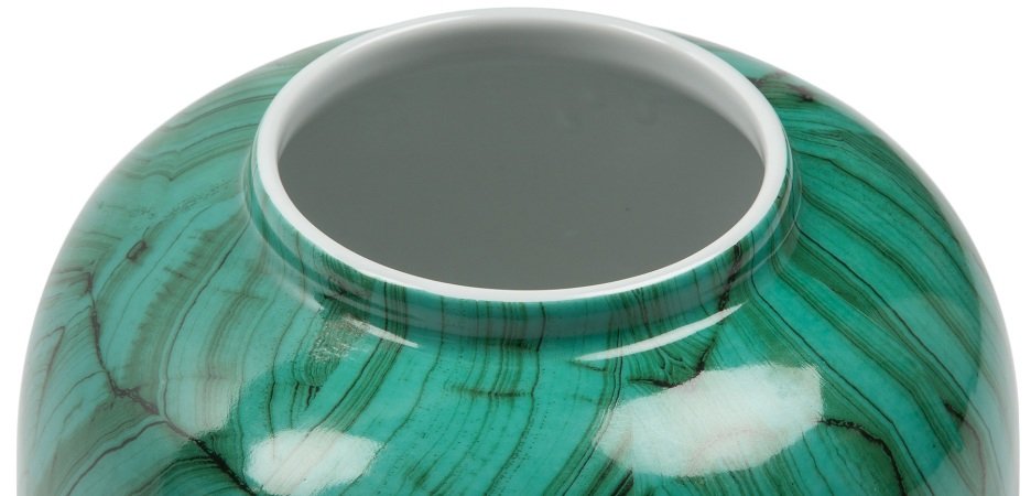 Ваза Malachite Vase Low Ваза Malachite Vase Low - Loft-Concept в Челябинске
