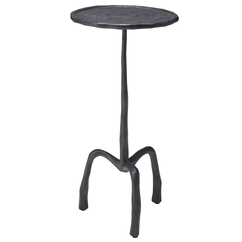 Приставной стол Eichholtz Side Table Kubu L Темная бронза Черный Приставной стол Eichholtz Side Table Kubu L Темная бронза Черный в Челябинске | Loft Concept