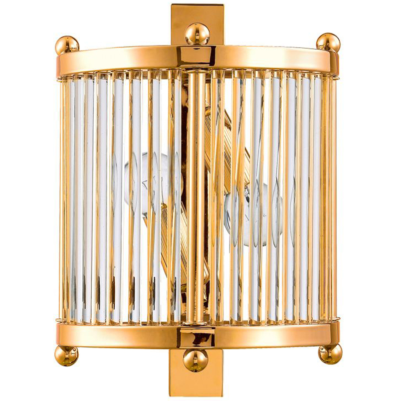 Бра Gorden Gold Sconce Золотой Прозрачное Стекло Бра Gorden Gold Sconce Золотой Прозрачное Стекло в Челябинске | Loft Concept
