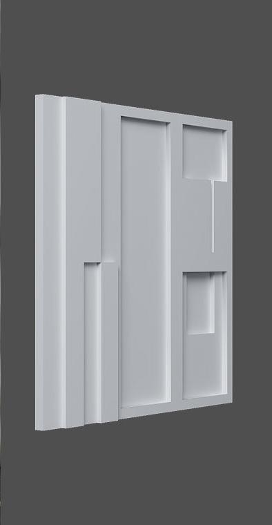 Гипсовая 3D Панель TETRIS в Челябинске