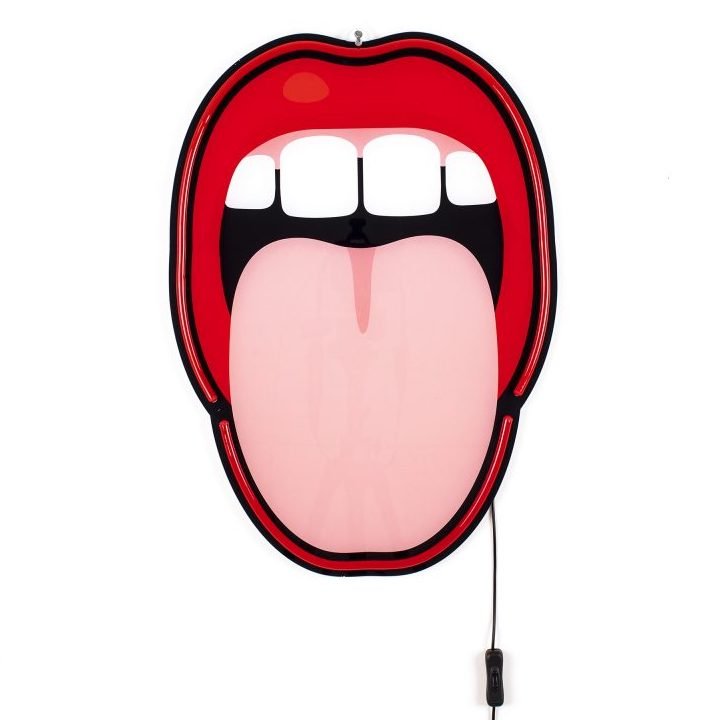 Бра Seletti Led Lamp Tongue Красный Бра Seletti Led Lamp Tongue Красный в Челябинске | Loft Concept