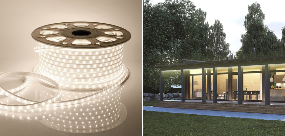 Комплект светодиодной ленты 6W/m 60LED/m 2835SMD теплый белый 5M Комплект светодиодной ленты 6W/m 60LED/m 2835SMD теплый белый 5M - Loft-Concept в Челябинске