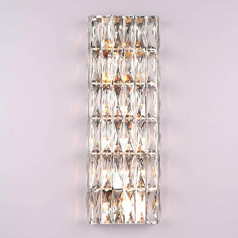 Бра Crystal Regena Chrome Wall Lamp 12 Хром Прозрачный (Transparent) Бра Crystal Regena Chrome Wall Lamp 12 Хром Прозрачный (Transparent) в Челябинске | Loft Concept