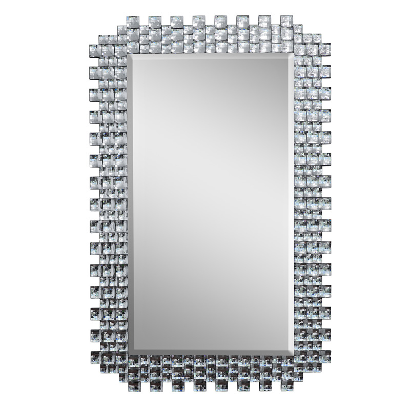 Зеркало Lasre Glitter Squares Mirror Зеркало Lasre Glitter Squares Mirror в Челябинске | Loft Concept