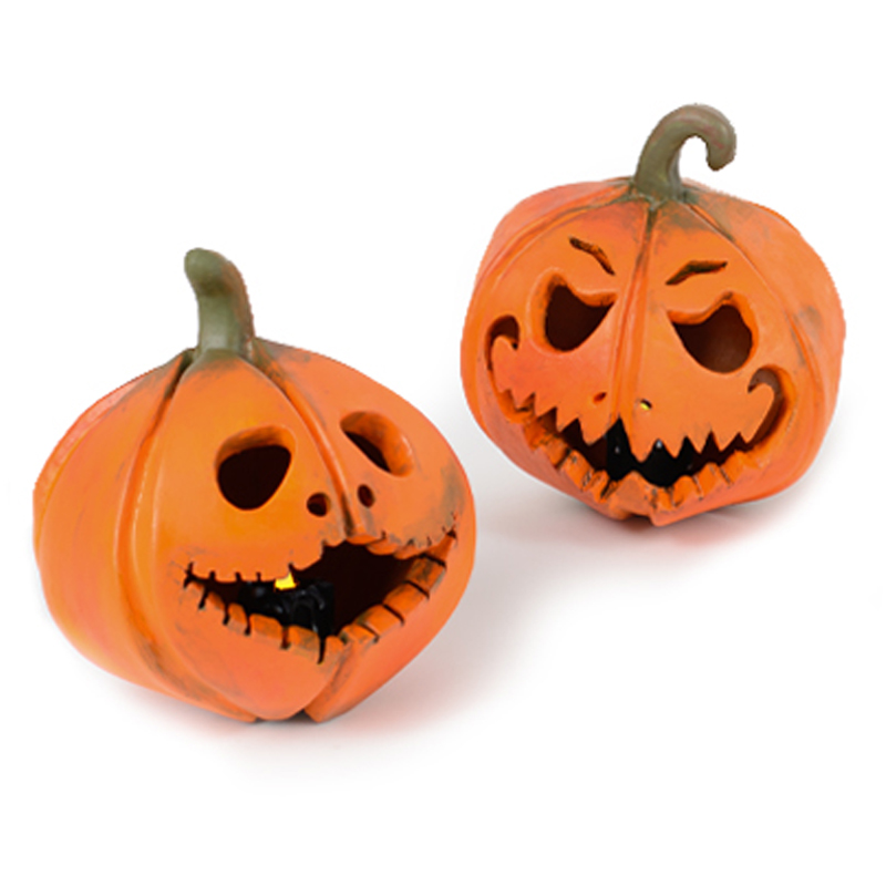 Аксессуар для Хэллоуина Two Pumpkins set 1 Оранжевый Зеленый Аксессуар для Хэллоуина Two Pumpkins set 1 Оранжевый Зеленый в Челябинске | Loft Concept