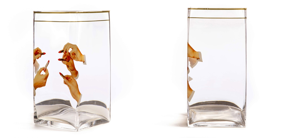 Ваза Glass vase big Lipstick Ваза Glass vase big Lipstick - Loft-Concept в Челябинске