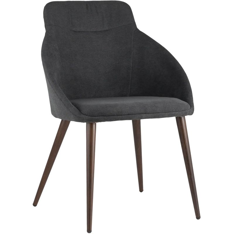Стул Queenie Chair Серый Цвет Серый Коричневый Стул Queenie Chair Серый Цвет Серый Коричневый в Челябинске | Loft Concept