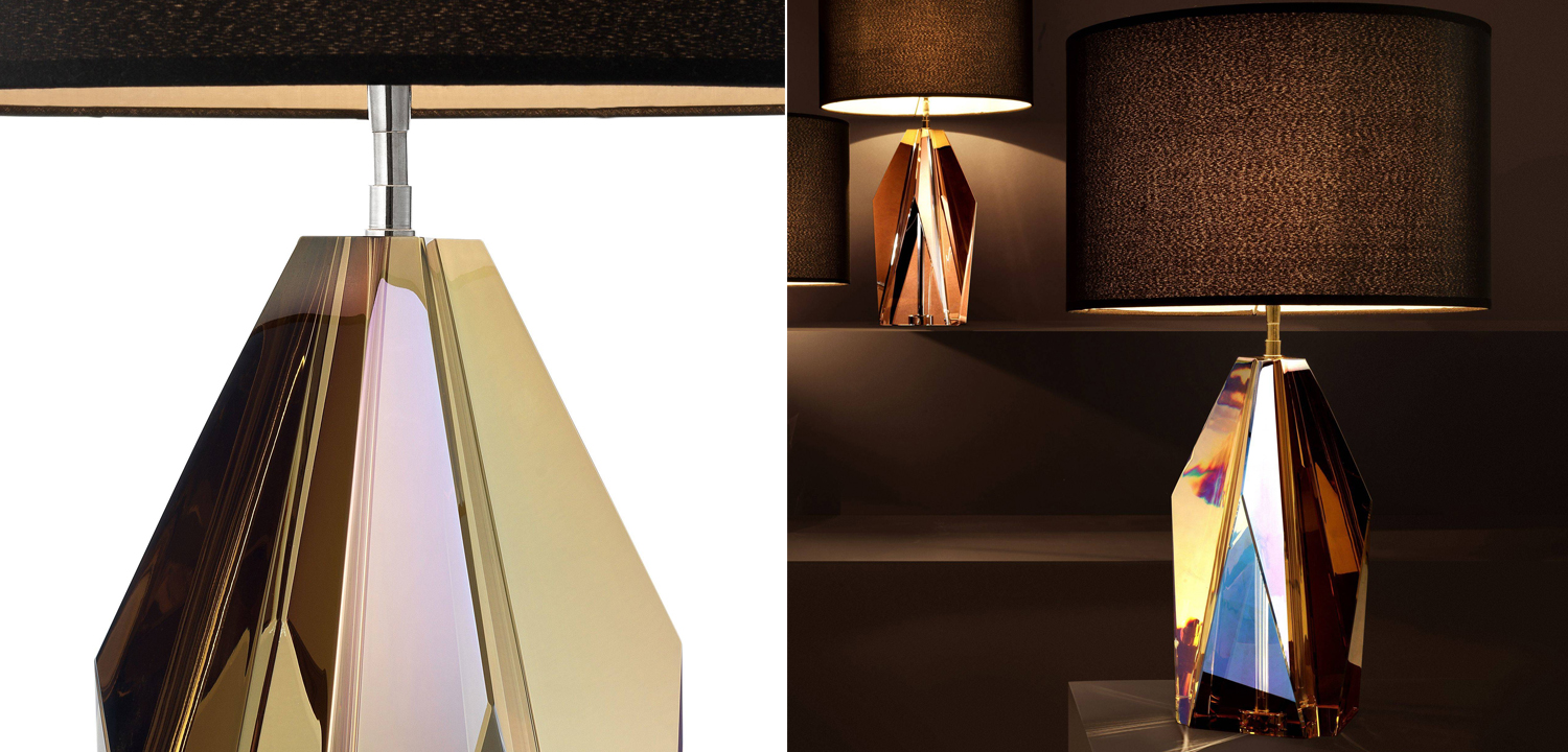 Настольная лампа Eichholtz Table Lamp Setai Amber - фото