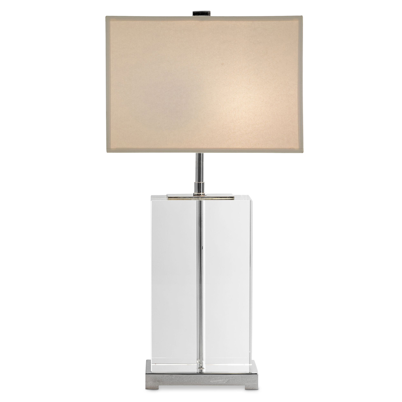 Настольная лампа Eichholtz Table Lamp Bridgefield Прозрачный Белый Настольная лампа Eichholtz Table Lamp Bridgefield Прозрачный Белый в Челябинске | Loft Concept