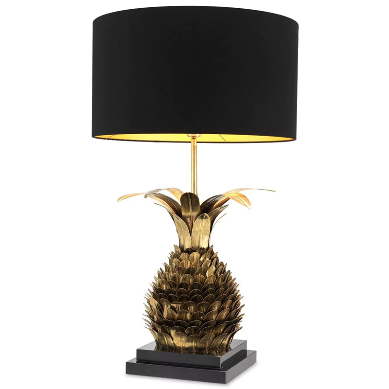 Настольная лампа Eichholtz Table Lamp Ananas Черный Латунь Винтажная латунь Настольная лампа Eichholtz Table Lamp Ananas Черный Латунь Винтажная латунь в Челябинске | Loft Concept