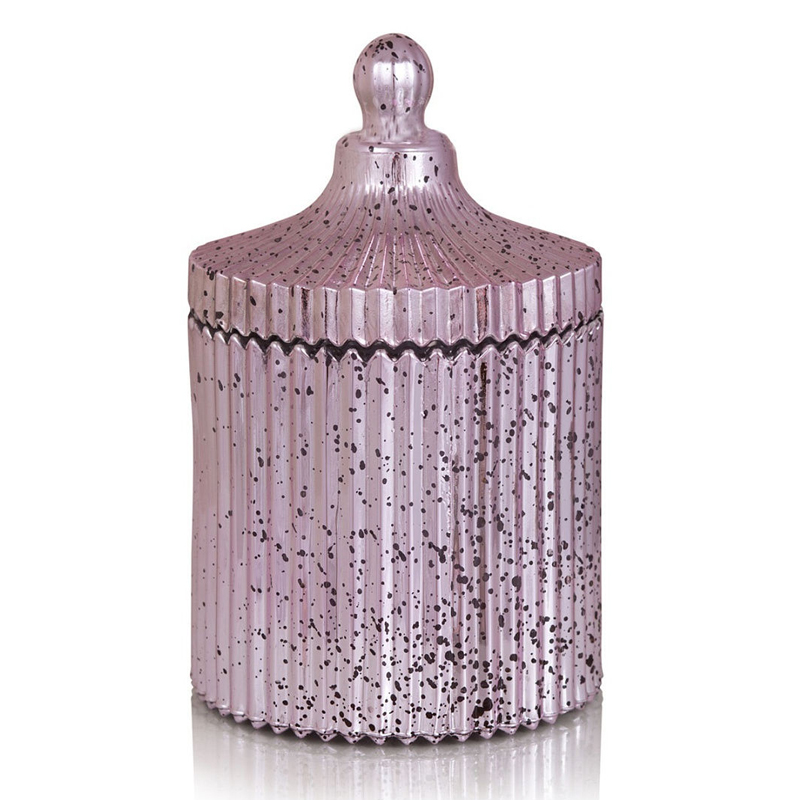 Ваза Glass Vessel With Lid розовая Розовый Ваза Glass Vessel With Lid розовая Розовый в Челябинске | Loft Concept