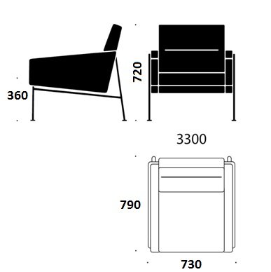 Кресло 3300 series Easy chair в Челябинске
