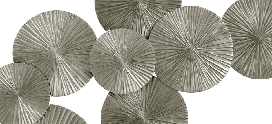 Арт-объект Apollo Silver Wall Plaque Disc Арт-объект Apollo Silver Wall Plaque Disc - Loft-Concept в Челябинске