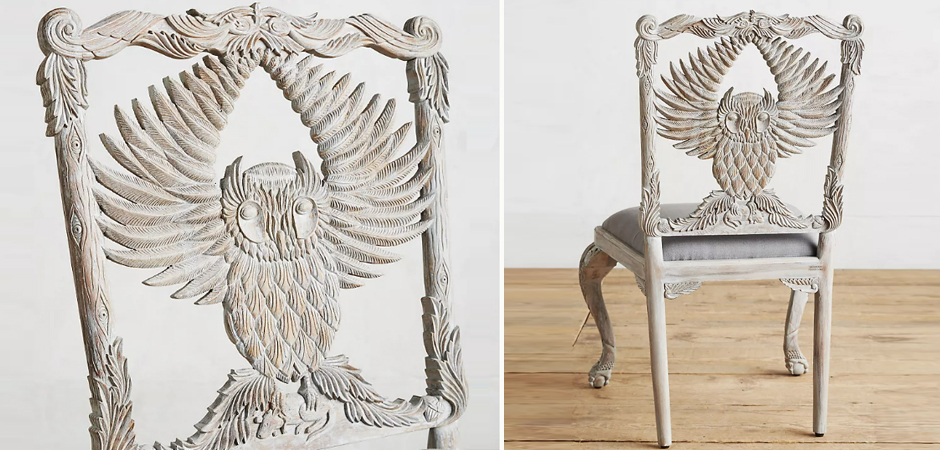 Стул Handcarved Menagerie Owl Dining Chair Стул Handcarved Menagerie Owl Dining Chair - Loft-Concept в Челябинске