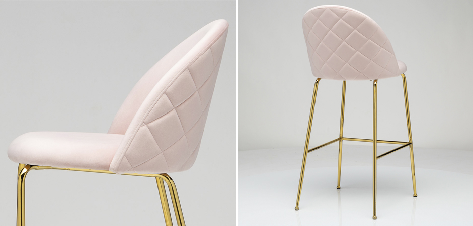 Барный стул Vendramin Bar Stool pink Барный стул Vendramin Bar Stool pink - Loft-Concept в Челябинске