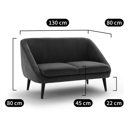 Двухместный диван с обивкой из велюра Belanger Sofa Двухместный диван с обивкой из велюра Belanger Sofa в Челябинске