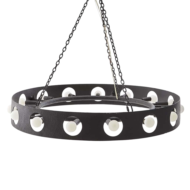 Люстра Arteriors REDONDO CHANDELIER Черный Люстра Arteriors REDONDO CHANDELIER Черный в Челябинске | Loft Concept