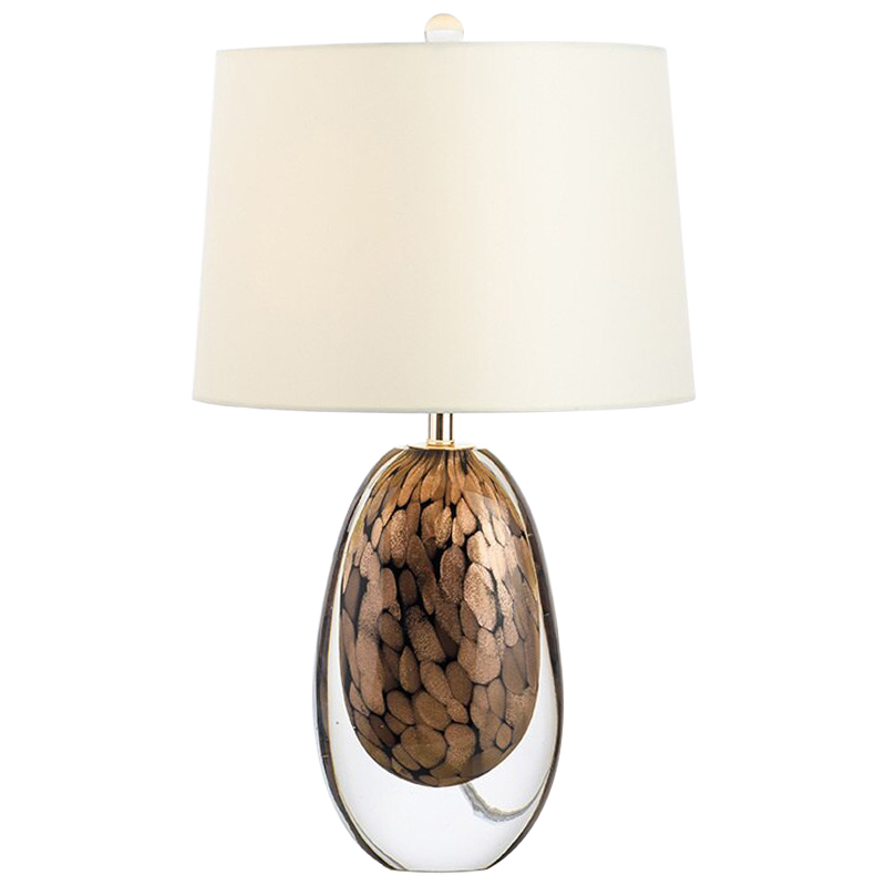 Настольная Crystal Table Lamp Brown Glass Прозрачное Стекло Бежевый Коричневый Настольная Crystal Table Lamp Brown Glass Прозрачное Стекло Бежевый Коричневый в Челябинске | Loft Concept