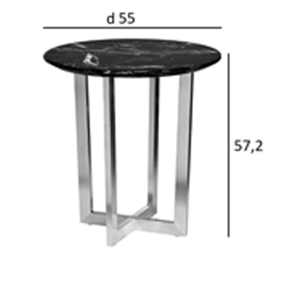 Столик журнальный круглый с белый столешницей Marsali Coffee Table Столик журнальный круглый с белый столешницей Marsali Coffee Table в Челябинске