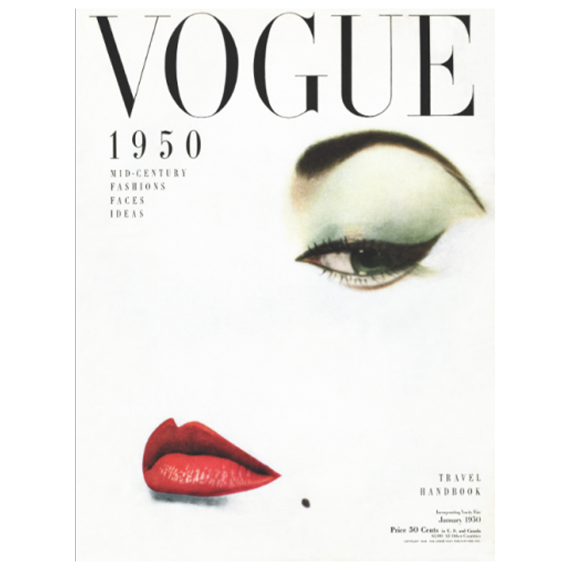 Постер Vogue Cover 1950 January Постер Vogue Cover 1950 January в Челябинске | Loft Concept